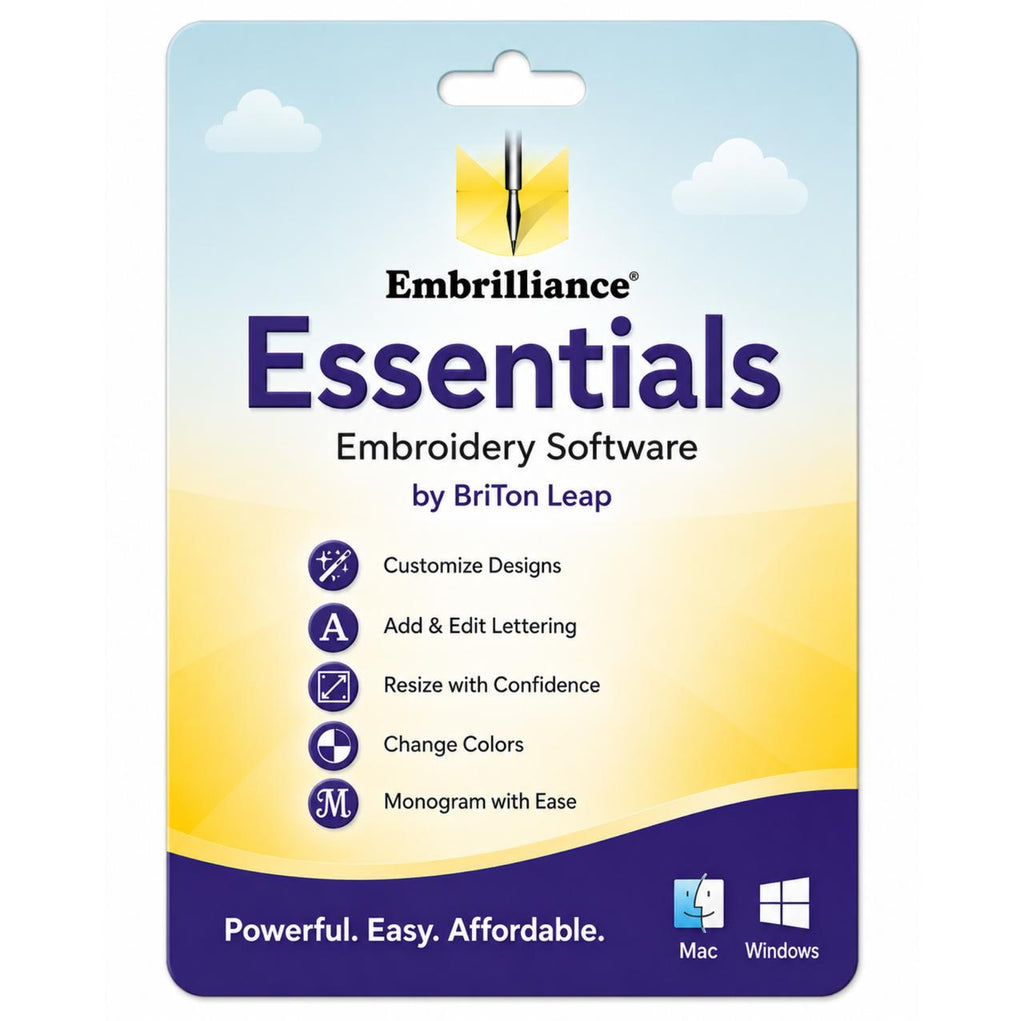 Embrilliance Essentials Embroidery Software – Digital Download