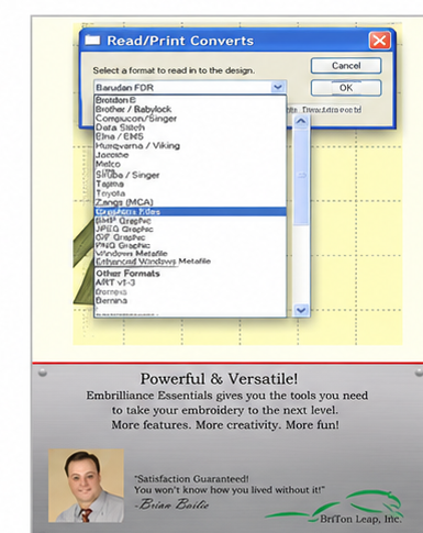 Embrilliance Essentials - Software Download